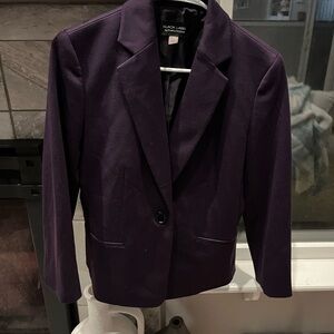 Black Label by Evan-Picone Women's Purple Blazer